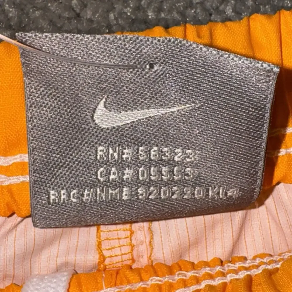 Vintage Nike Running Shorts Women’s XL Orange‎ White Split Track 90s Y2K NWT
